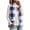 Blue, variant on WAGUTH Women's Buffalo Plaid Fleece Vest Sleeveless Zip Up Soft Lightweight Jacket with Pockets Fall Winter Casual Outwear Vest,M