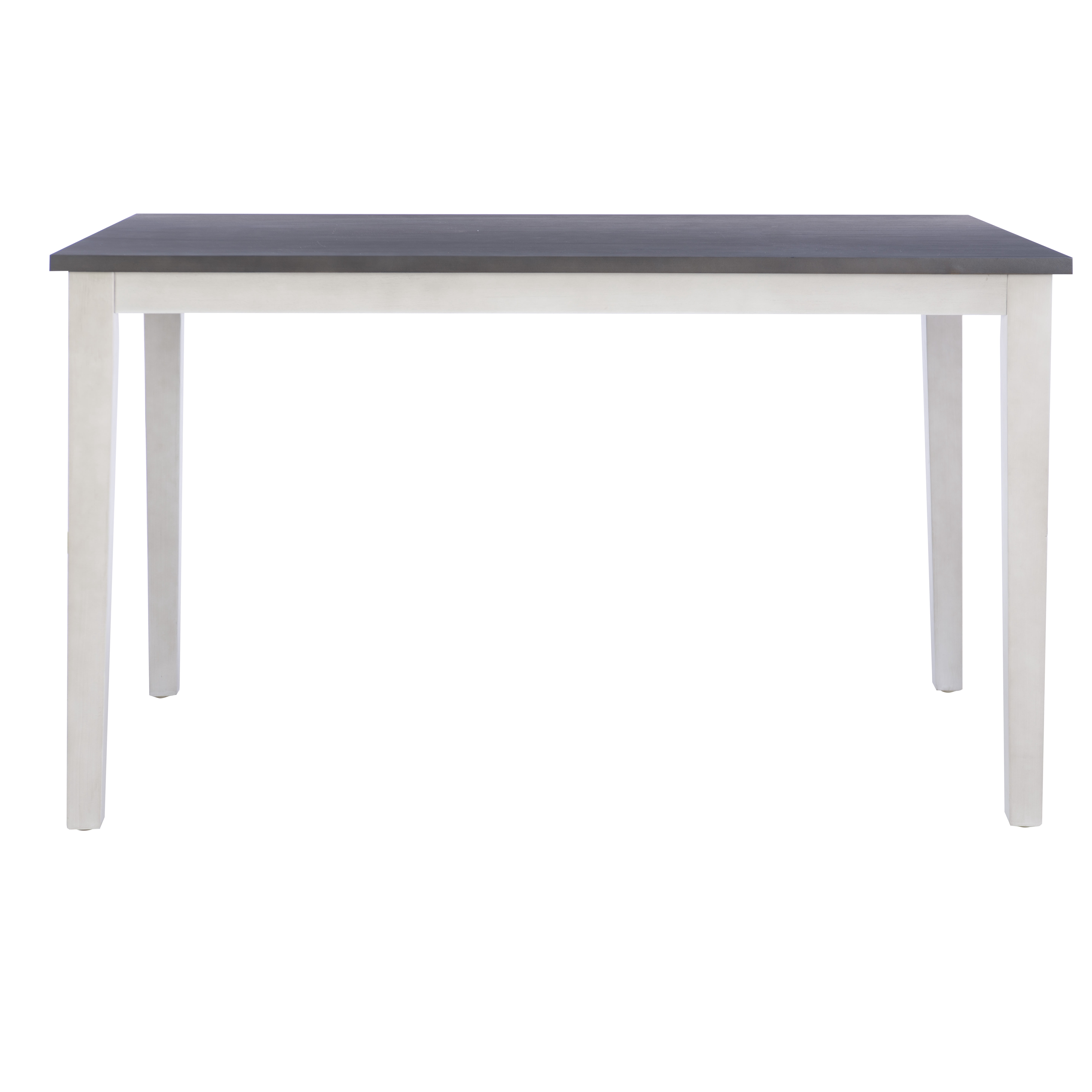 Powell Drew Counter Height Dining Table, White