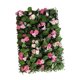 thumbnail image 1 of Panel Floral Panel Decorativo Artificial de Flores Y Césped Fondo para Pared Material Pp Instalación Fácil Función Reutilizable Adecuado para Bodas Fi Rosa, 1 of 8