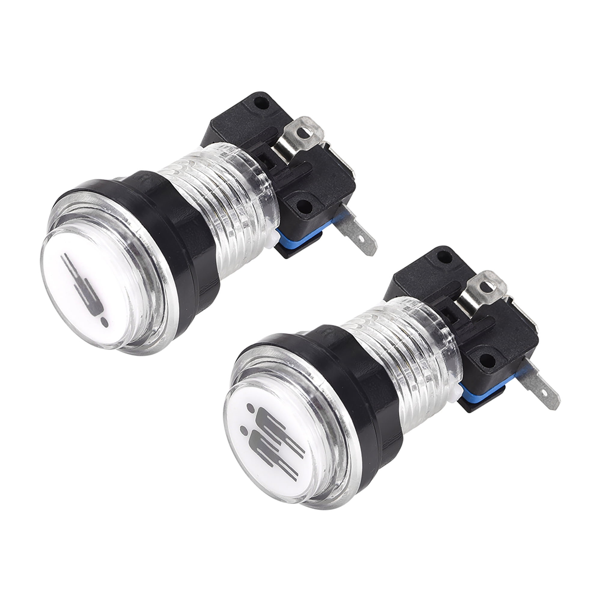 Game Push Button 33mm 12V LED Illuminated Push Button Switch with Micro