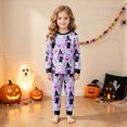 thumbnail image 4 of TOWED22 Toddler Girls Boys Halloween Graphic Pajamas Pjs for Boy Jammies Long Sleeve Top and Pant Sleepwear Clothes Sets, 4 of 9