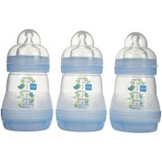 Lansinoh Lab Mam - Boys' 5-oz. Bottles, 3-pack, Bpa F