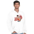 thumbnail image 5 of Street Fighter Ryu Vintage Gamer Zip Up Hoodie Men's Women's Brisco Brands M, 5 of 6