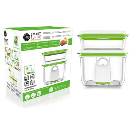 - FOSA Vacuum Seal Food Storage System Reusable Container Starter Set with Vacuum and 2 Large Reusable containers