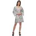 thumbnail image 3 of Moomaya Printed Robe For Girls Cotton Plus Size Nightwear Summer Bathrobes, 3 of 6