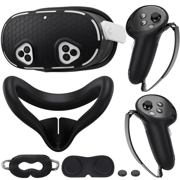 Set de fundas de silicona VR compatibles con Meta/Oculus Quest 3S