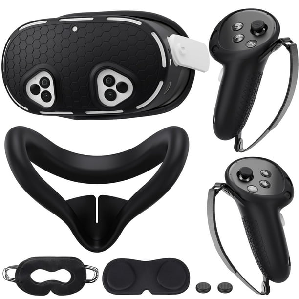 Set de fundas de silicona VR compatibles con Meta/Oculus Quest 3S