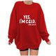 thumbnail image 4 of ICHUANYI Liquidación Moda Mujer Otoño Invierno Carta Impresión Casual Deportes Cuello Redondo Chándales Manga Larga ICHUANYI WER202308256068, 4 of 4