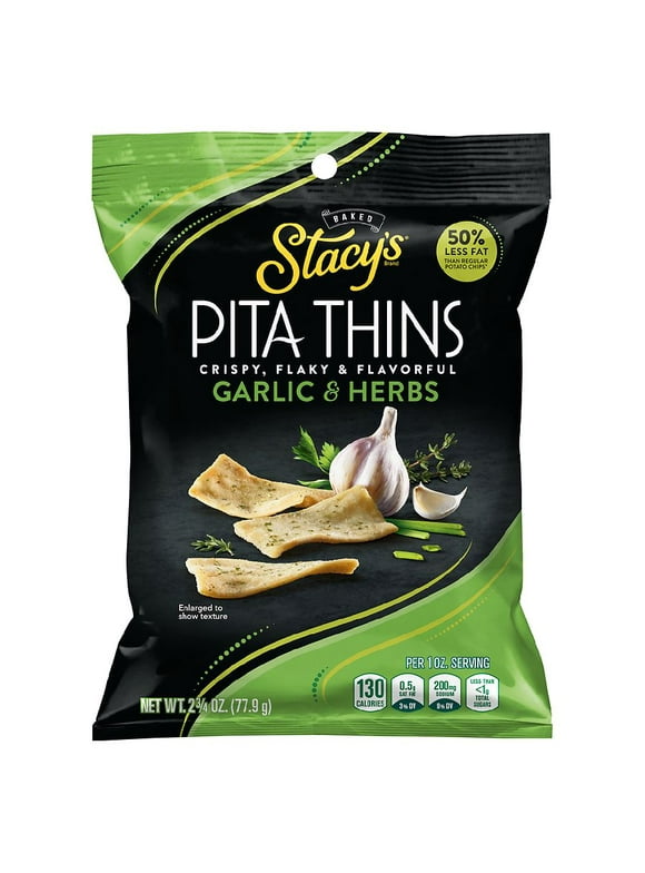 Stacy's Pita Thins, Garlic & Herb 2.75 oz