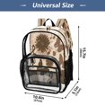 thumbnail image 4 of Ttyddzy Clear Backpack Heavy Duty PVC Transparent Backpack for College Workplace, Musical Note, 4 of 8