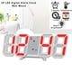 thumbnail image 5 of Reloj digital LED 3D creativo, reloj de pared, reloj de escritorio, reloj despertador electrónico, reloj de pared para sala de estar, bricolaje, 5 of 6