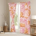 thumbnail image 3 of Castle Fairy Gingerbread Man Candy Cane Blackout Curtains Set of 2 (52x84 Each) for Teens Girls Boys,Merry Christmas Window Curtains,Happy New Year Curtains and Drapes,Super Cozy Room Decor, 3 of 6