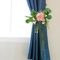 thumbnail image 7 of Viflosae Curtain Holders Fake Flowers Curtain Tie Light High End Curtain Tie Ornament Creation Floral Tie Buckle Tie Backs for Curtains Summer Decorations for Home for Windows, 7 of 7