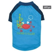 Angle View: Zack & Zoey Under The Sea SPF 40 Crab Tee - S/M