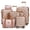 Champagne, variant on Rosamo 6 Piece Hardshell Luggage Set, Lightweight Expandable Suitcases with Spinner Wheels, TSA Lock, Durable ABSLuggage Sets for Travel;Beige