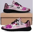 thumbnail image 3 of BreaStCancer Awareness In October We Wear Pink Shoes Sneakers Black Size 3.5, 3 of 7
