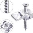 thumbnail image 2 of 20 Pack Mirror Holder Clips Dlass Retainer Clips Kit Mirror Hanging Kit Mirror Hanging Hardware, 2 of 5