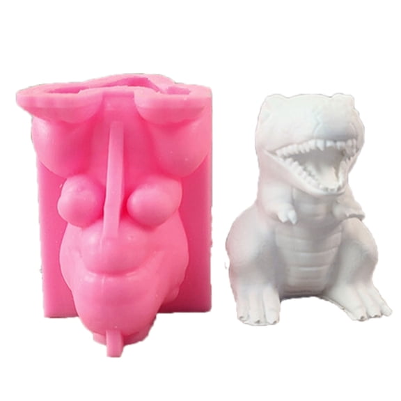 Dinosaur Molds for Soap Office Desk Decorations, Dinosaur Silicones Molds for Halloween Present