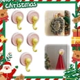 thumbnail image 1 of 5 Ganchos Navideños Adhesivos Sin Marcas | Gancho de Plástico para Ropa, Baño y Cocina | Transparente | 125 G | 7,9 X 5,8 X 3 Cm | Rosa, 1 of 6