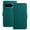 Green, variant on Wallet Case for Google Pixel 9a Phone Case with Card Holder, Magnetic PU Leather Stand Flip Folio Phone Cover for Women Men Girls Boys, Credit Card Slot Purse & Protective TPU Bumper, Silver