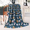thumbnail image 3 of Baseball Gear Pattern Blanket,Comfortable Soft Flannel Throw Blanket,All Season,Warm Lightweight Blankets for Sofa Bed Couch Living Room Chair,50"x60", 3 of 4