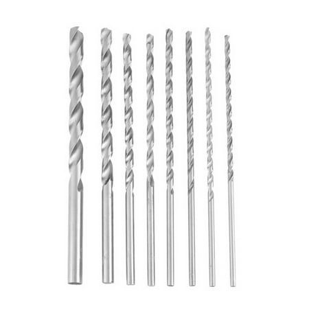 

8PCS 200mm Straight Twist Drill Set Lengthened Twist Drill Set Tool 4-10mm Used for Wood Plastic and Aluminum