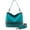 Turquoise, variant on Wrangler Hobo Bags for Women Vegan Leather Top Handle Shoulder Purses and Handbags, Turquoise