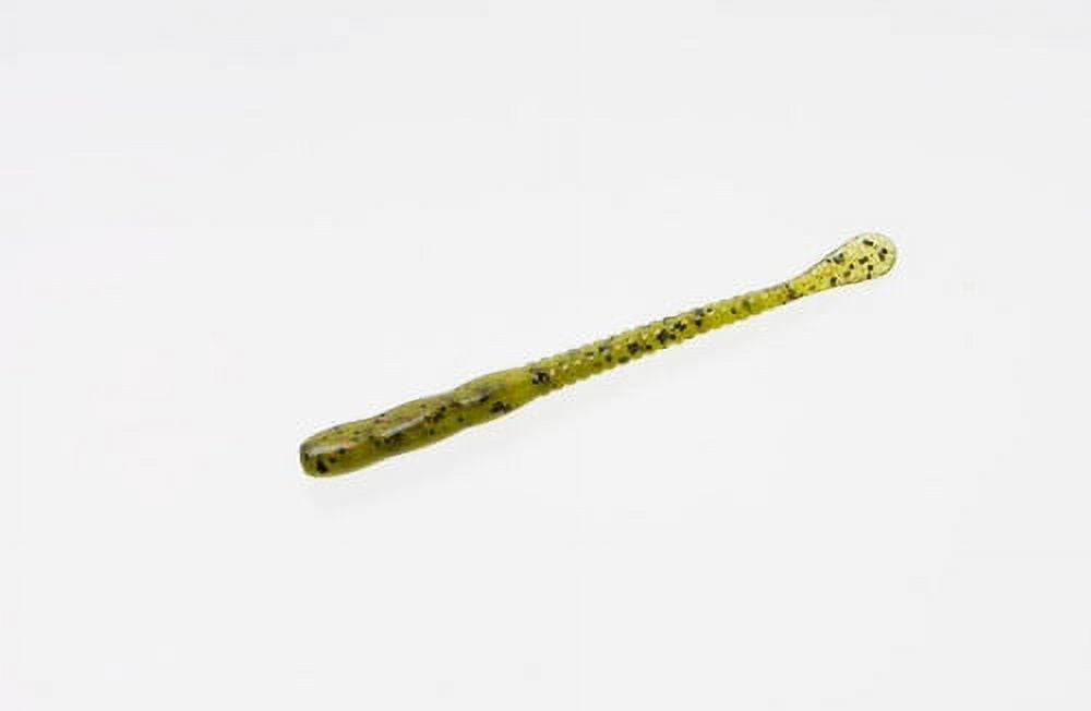 Zoom Meathead Green Pumpkin Soft Plastic Fishing Worm