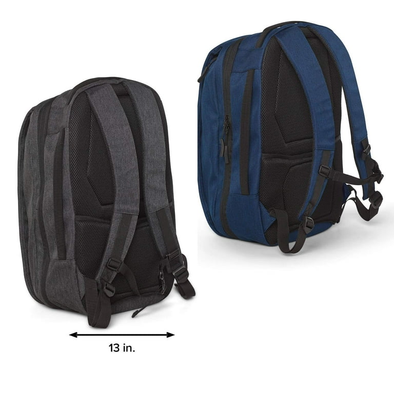 Xelfly Weekend 17 Inch Travel Laptop Backpack for Men Women Teen Charcoal