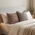 thumbnail image 5 of Pentantan Decorative Throw Pillow, 18"x18" Soft Couch Pillows with 2-Pack Inserts, Vintage Neutral Chenille Cushion for Sofa Living Room Bedroom, Brown, 5 of 7