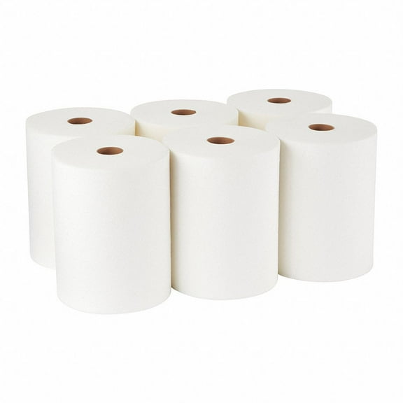Georgia-Pacific Dry Wipe Roll,Various,White,PK6  29516
