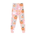 thumbnail image 5 of NOEGOEU Kids Halloween Pajamas Boys Girls Soft Cute Graphic Long Sleeve Top and Pants 2-9 Years (Pink,4-5 Years), 5 of 6