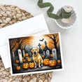 thumbnail image 2 of Carolines Treasures DAC2059GCA7P 5 x 7 in. Unisex Yellow Labrador Retriever Spooky Halloween Greeting Cards & Envelopes - Pack of 8, 2 of 3