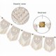 thumbnail image 2 of Handmade Textile Fringe Tapestry for Living Room Bedroom Wedding Decor 7 Flags 19cm(L) x 100cm(W), 2 of 3