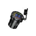 thumbnail image 4 of Cargador De Coche Dual Usb 4.8A Resistente Al Agua Con Voltímetro Digital Led Y Interruptor De Encendido/Apagado Para Motocicleta De Barco Marino De 12 V/24 V Moyic VI004547-00, 4 of 7