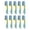 C, variant on Flea Comb for Dogs Cats Gentle Stainless Steel Teeth Pet Grooming Tool Removal and Coat Care 10PCS