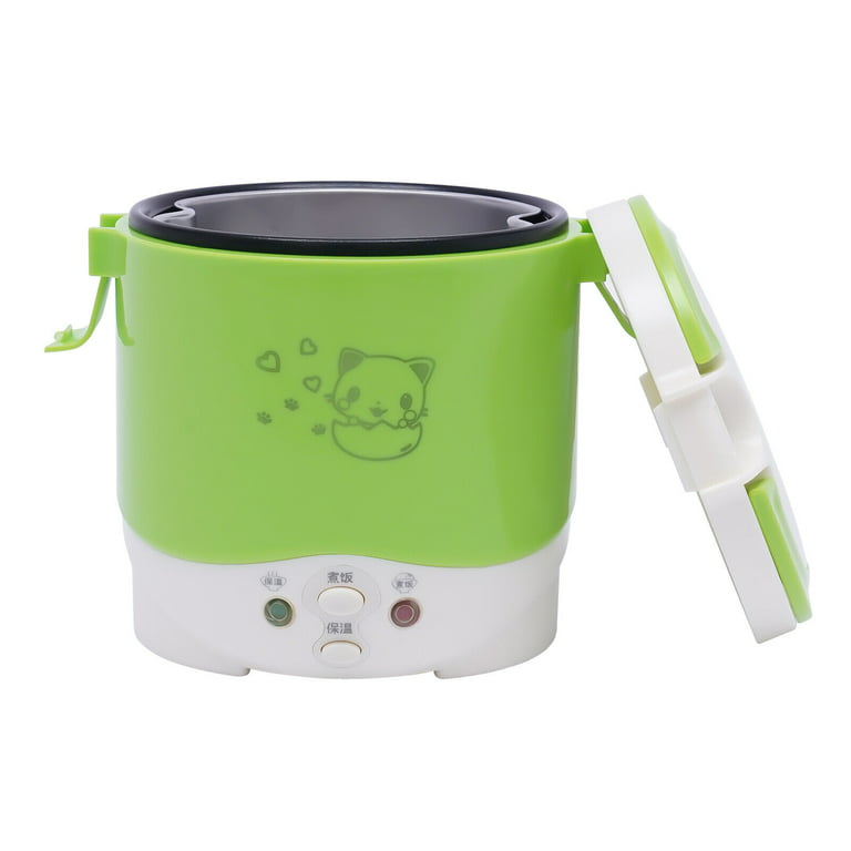 1 Cup Mini Rice Cooker Steamer Office Car Cooking Soup Porridge Electric  Lunch Box 12V 