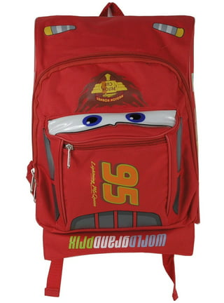  Disney Cars Backpack Set 4 Piece, Lightning McQueen Backpack  Pencil Case Water Bottle and Lunch Bag, Children's Backpacks For School  And Adventures, Official Cars Merchandise