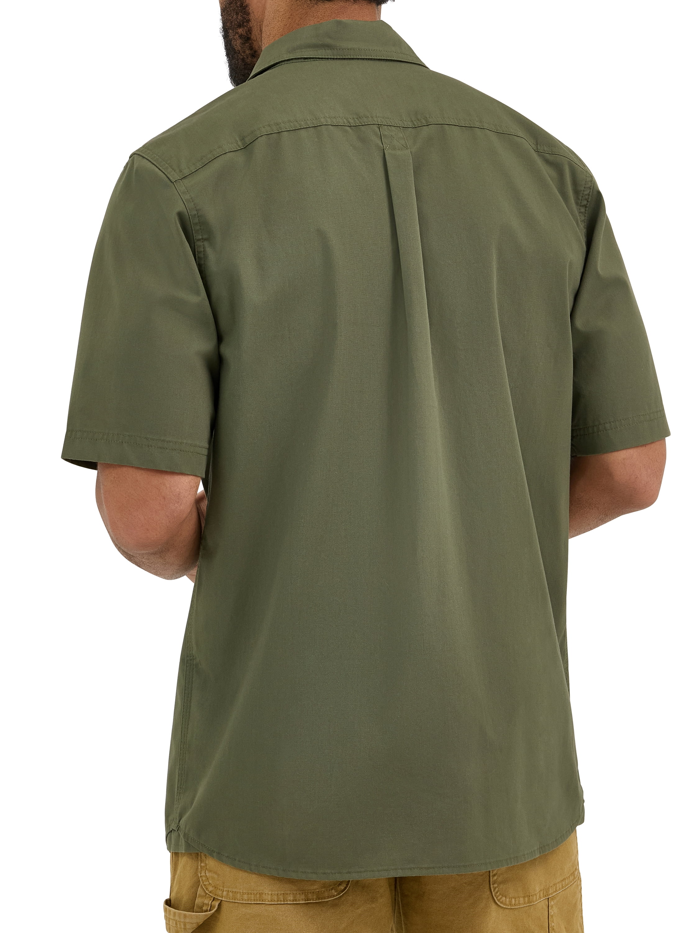 Wrangler® Men's Relaxed Stretch Short Sleeve Shirt, Sizes S-5XL