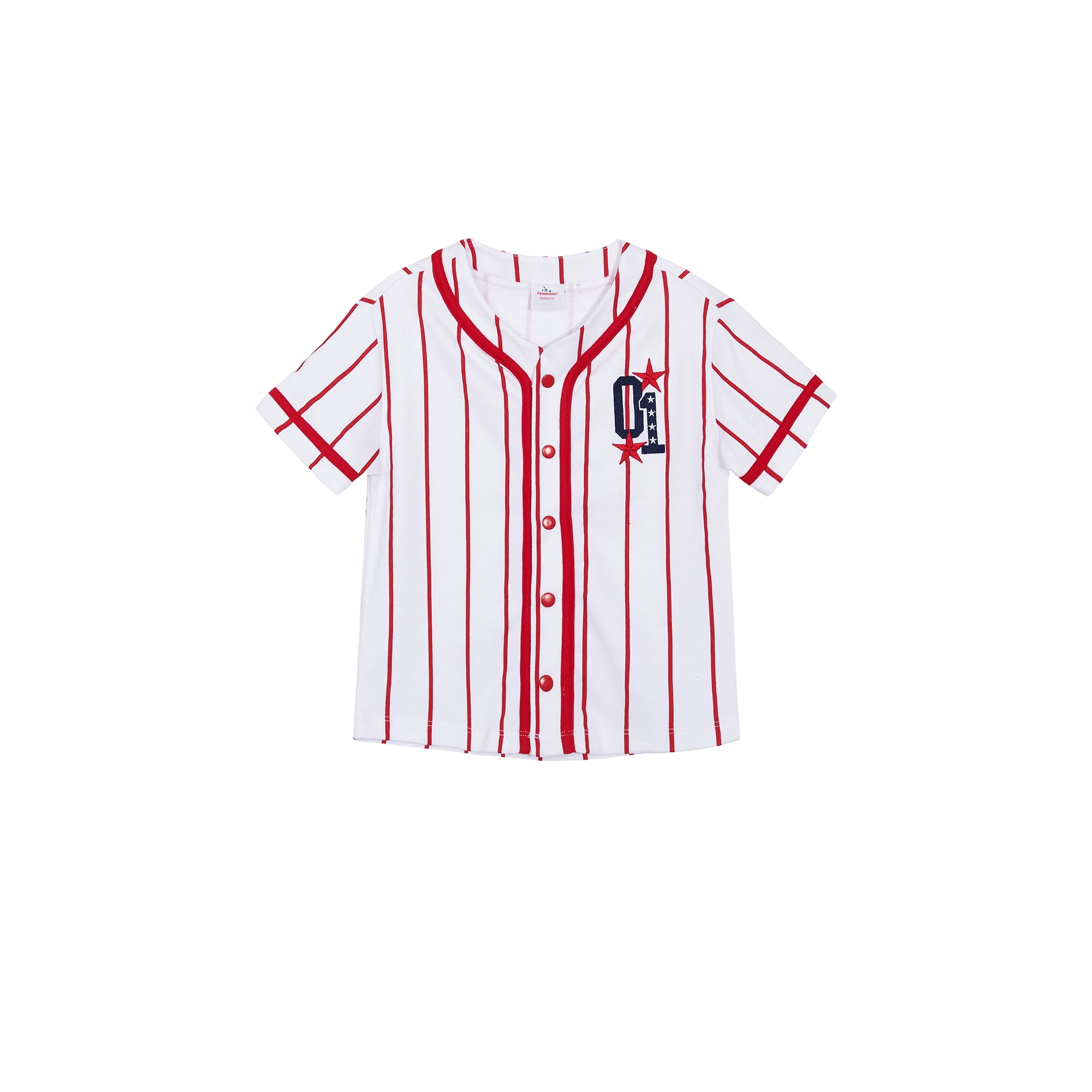 Way to Celebrate Toddler and Baby Boy Americana Jersey, Sizes 03M-5T