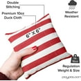 thumbnail image 5 of Play Platoon Weather Resistant Cornhole Bags - Set of 8 Regulation Corn Hole Bean Bags - Stars & Stripes - Durable Duck Cloth Corn Hole Bag for Tossing Game, Includes Tote Bag, 5 of 6
