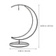 thumbnail image 2 of GOOHOCHY 4Ud Soporte Para Macetas Colgante De Hierro Negro Con Lunar Decorativo, 2 of 8
