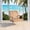 Teak Color, variant on GONICHA Porch Swing, Single Person Poly Lumber Outdoor Hanging Swing Chair for Porch and Patio, Teak Color