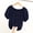 Navy, variant on Msgweeeg Fashion Clothing Short Sleeve Solid Color Women's T Shirts Regular Fit Breathable Comfy Tops for Women for Summer and Hot Weather