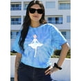 thumbnail image 2 of Manga Girl Soft Ballerina Tie Dye Cyclone Women -Image by Shutterstock, Female Small, 2 of 4