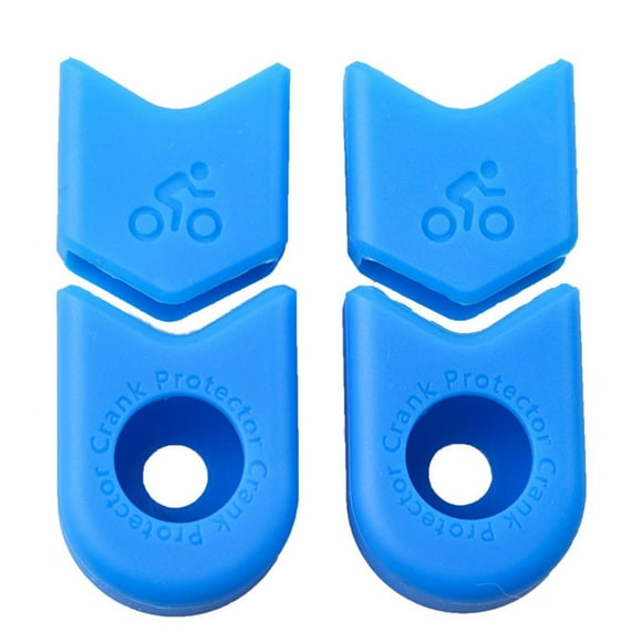 2/4 Pcs Protection de Manivelle de Vélo de Montagne 46x34mm/29x34mm Capuchon de Manivelle en Silicone Housse de Protection de Pédalier