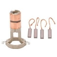 thumbnail image 3 of 230090, Excellent Conductivity Wearproof Alternator Brush Set OEM Quality Motor Repair Kit Alternator Slip Ring Direct Replacement  For Auto, 3 of 8