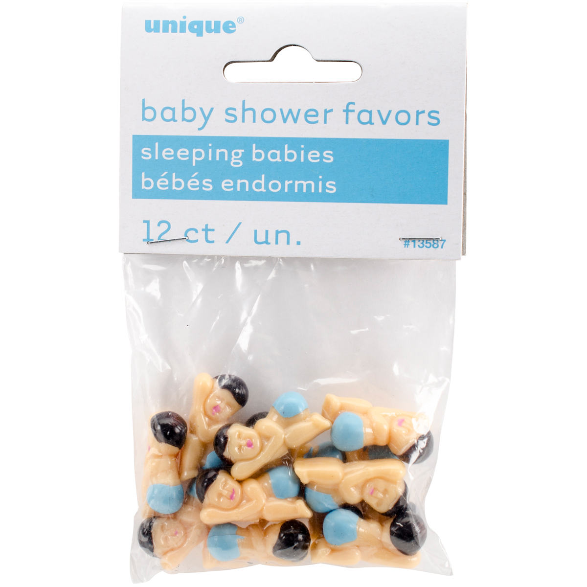 Mini Plastic Baby Boy Baby Shower Favor Charms, 12ct - image 2 of 2