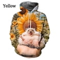 thumbnail image 3 of Sudadera con capucha con estampado gráfico de animales de erizo para hombres, sudaderas con estampado 3D, lindas sudaderas con capucha para niños, suéteres de moda unisex, ropa, 3 of 5