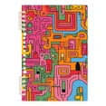 thumbnail image 7 of FORMRS 1-Subject Spiral Notebook 8" x 5" College Ruled 60 Refillable Sheet A5 Hard Cover, 2 Pack, Art City, 7 of 7